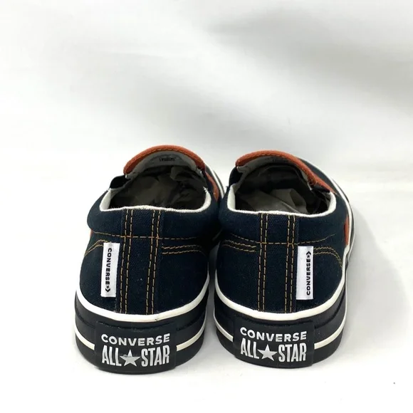 Converse Ctas Slip On Low Top Canvas Black Women Sneakers Custom 171852C-BLKORG - Picture 4 of 10
